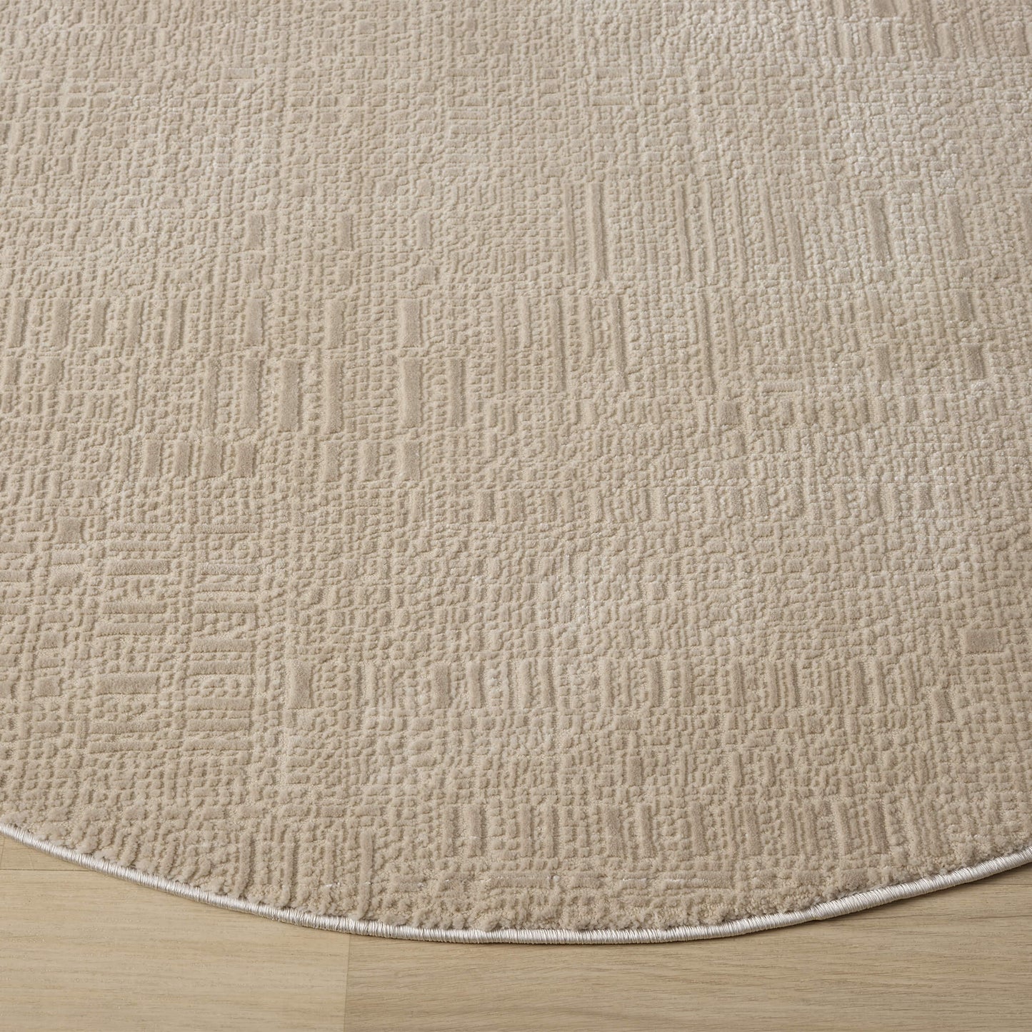 Fawn Round Noble 779 Rug - Side View | Rug Queen Australia