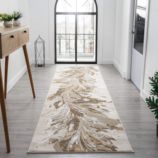 Relic 515 Gold Runner - Detail View | Rug Queen Australia