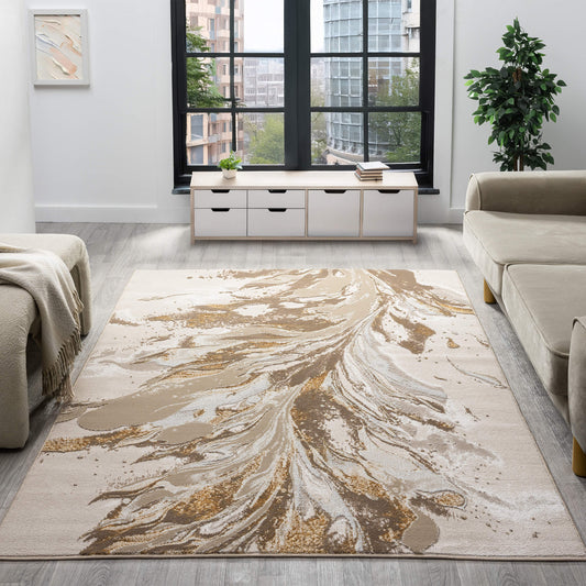 Relic 515 Gold - Detail View | Rug Queen Australia