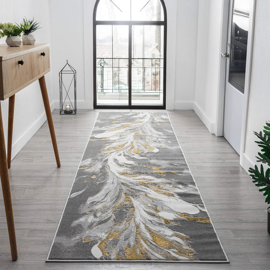 Relic 515 Slate Runner - Detail View | Rug Queen Australia