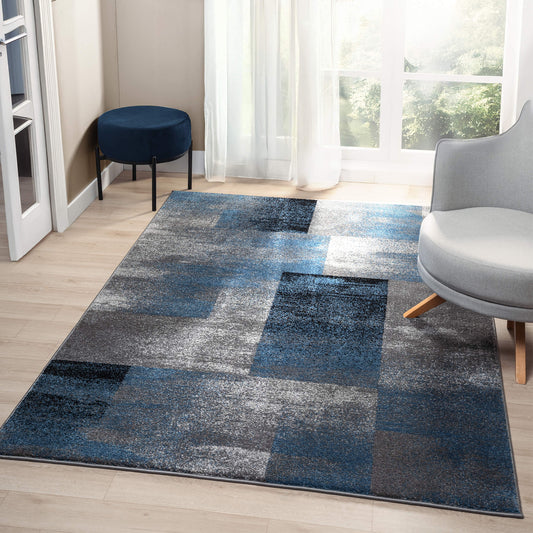 Blue Slate 766 Rug - Detail View | Rug Queen Australia