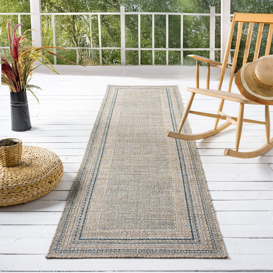 Olive Terrace 553 Hallway Runner Rug - Detail View | Rug Queen Australia