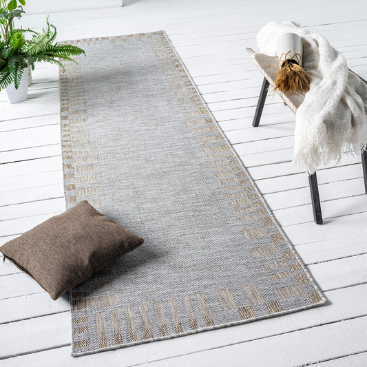 Slate Terrace 557 Hallway Runner Rug - Detail View | Rug Queen Australia