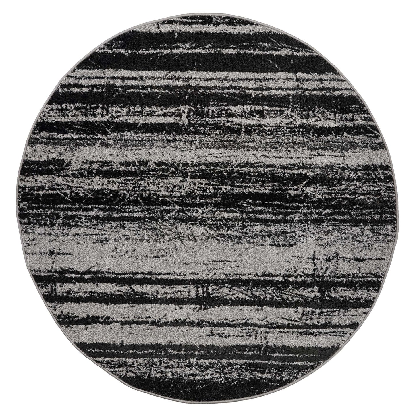 Adore 1093 Grey Round Rug