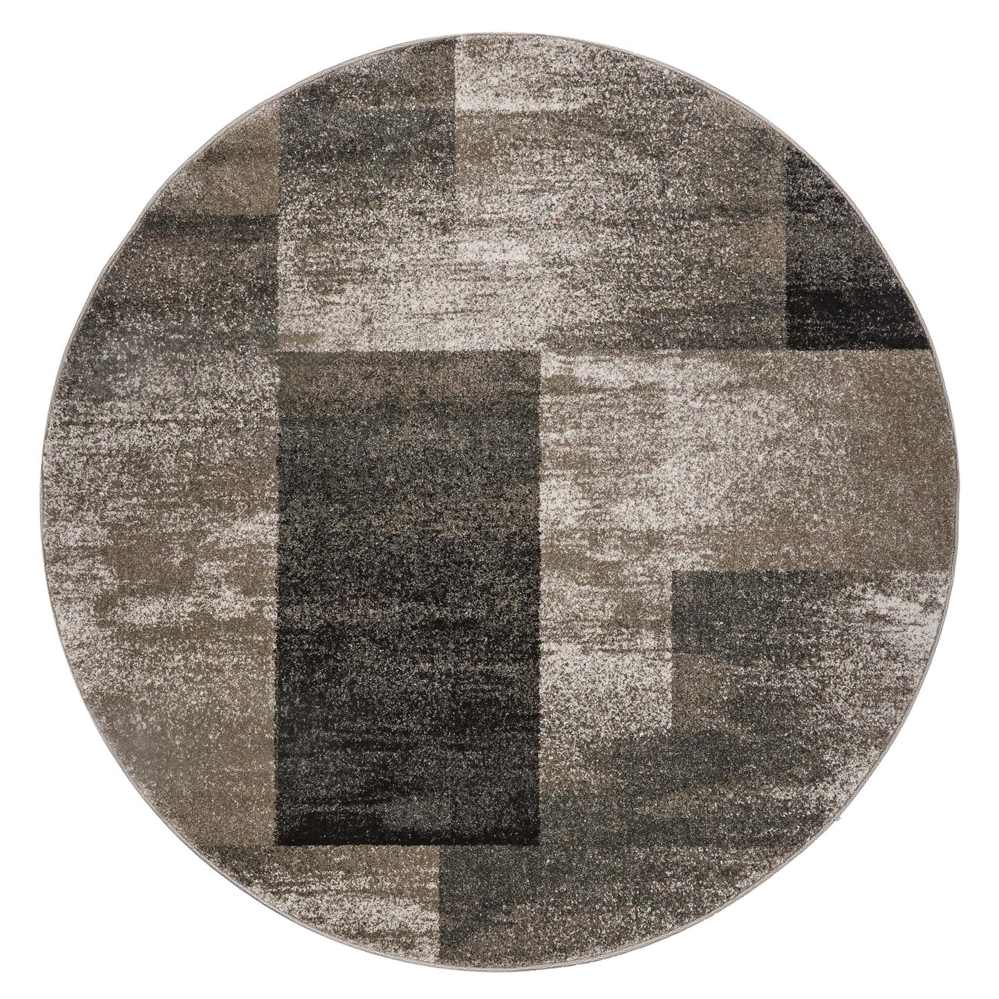 Aspen 444 Ash Round Rug