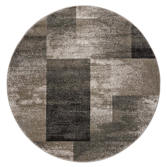Aspen 444 Ash Round Rug