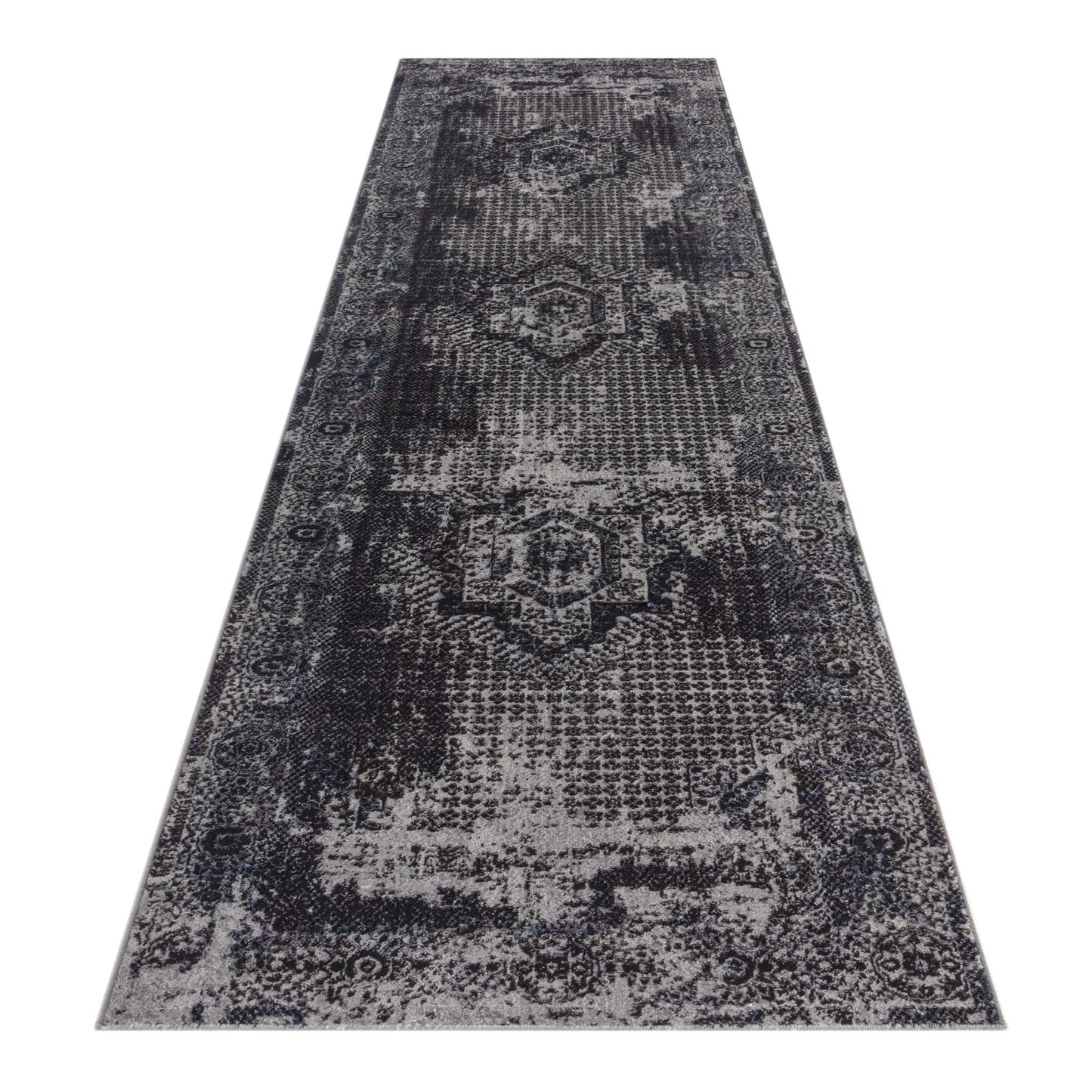 Clare 135 Dark Grey Hallway Runner