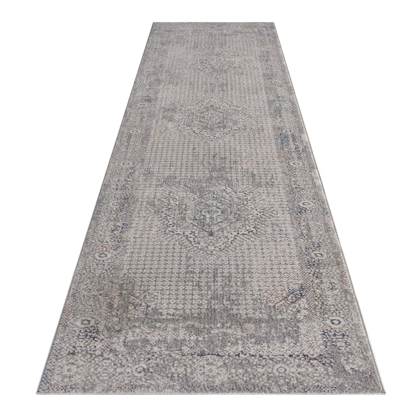 Clare 135 Light Grey Hallway Runner