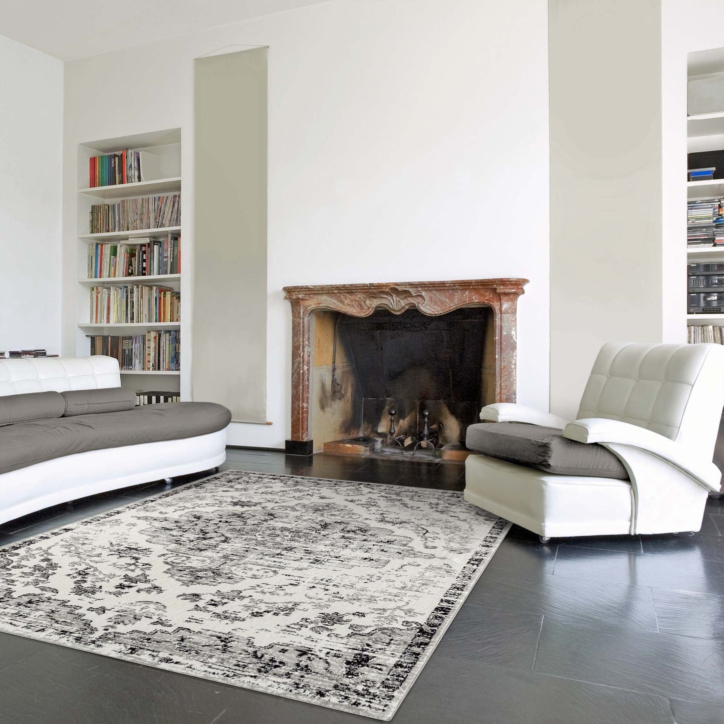 Desire 2044 Light Grey Rectangle Rug