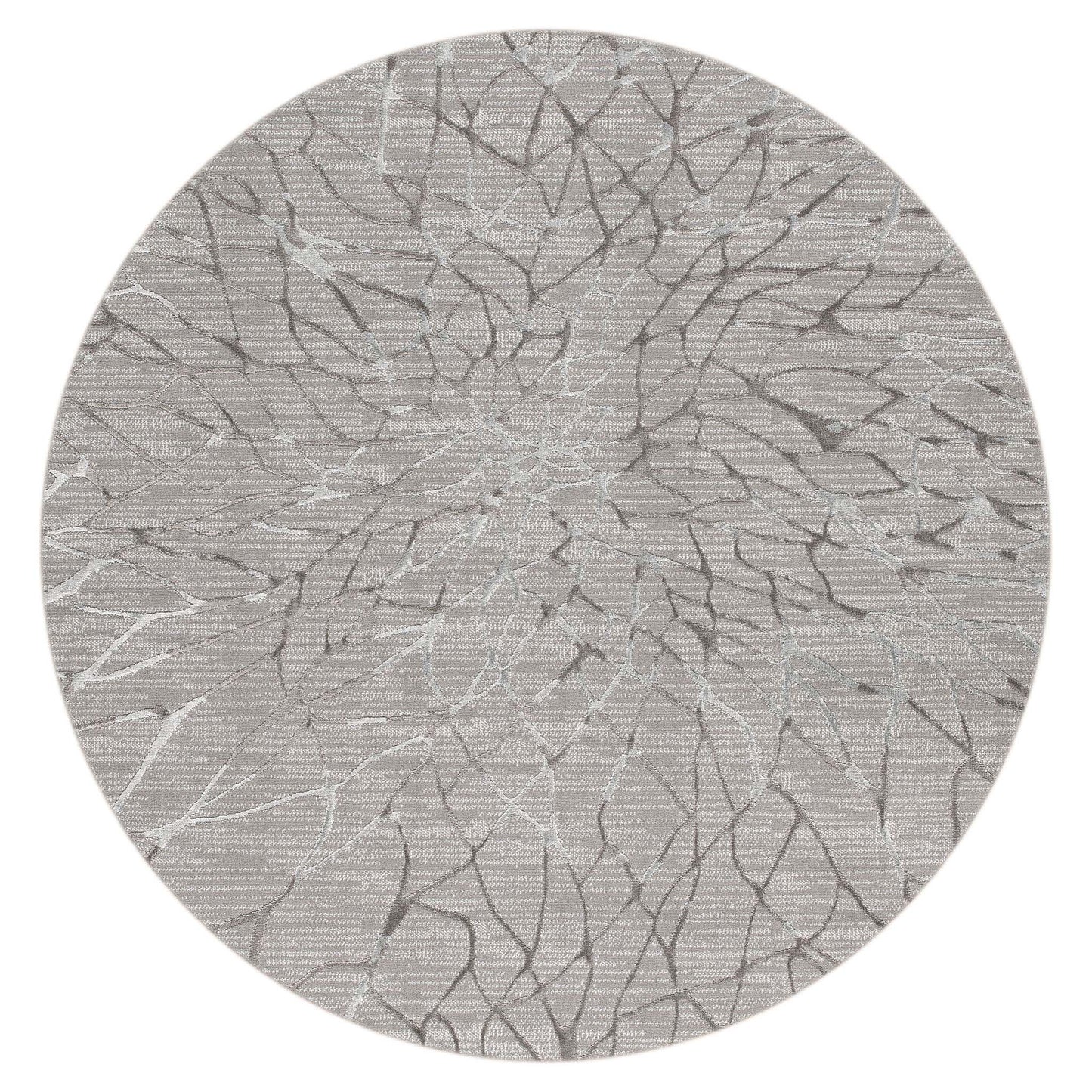 Lotus 2322 Grey Round Rug