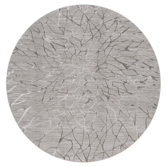 Lotus 2322 Grey Round Rug