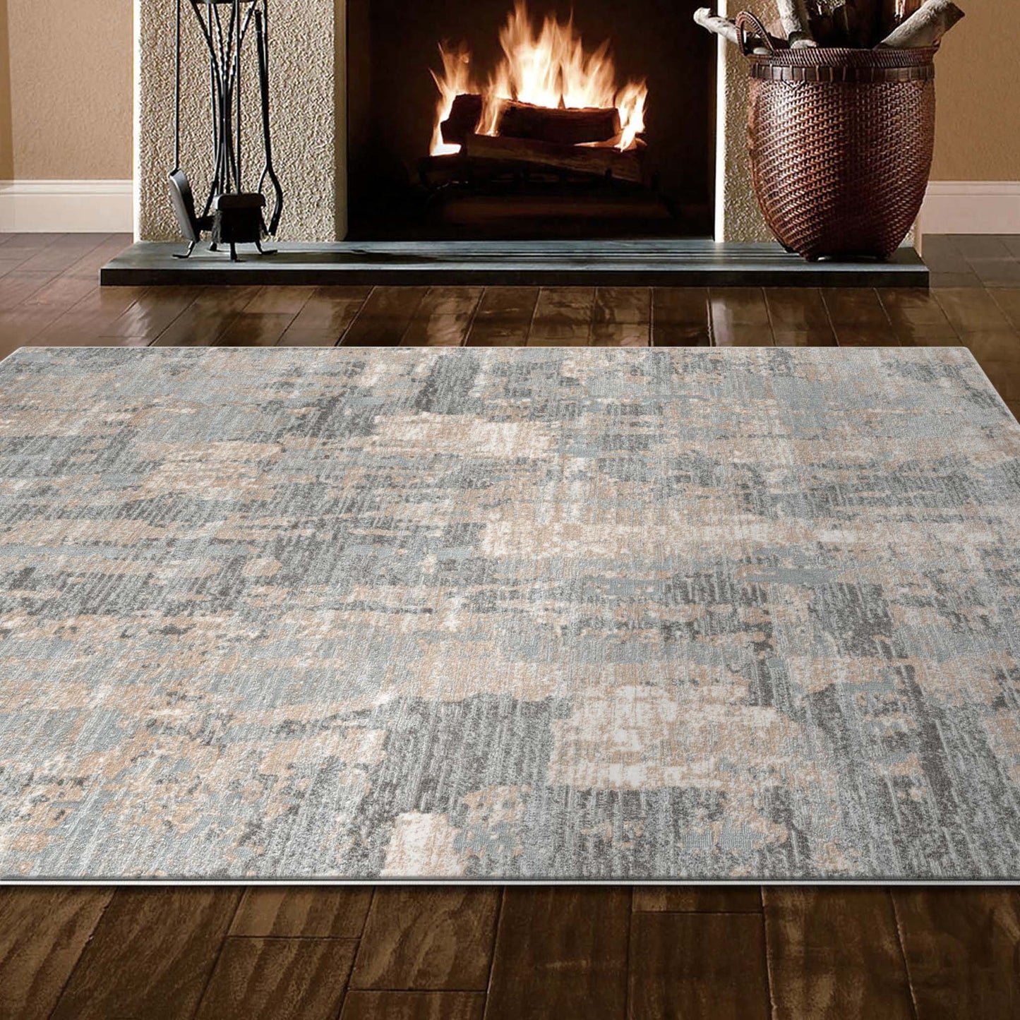Lotus 2617 Light Grey Rectangle Rug
