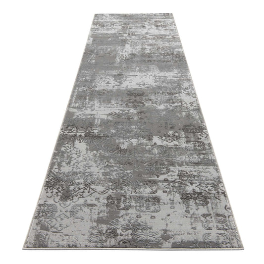 Lotus 2729 Light Grey Hallway Runner