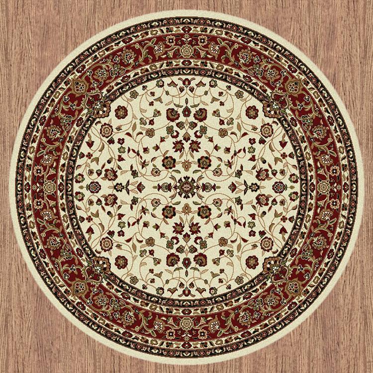 Palace 7146 Cream Round Rug