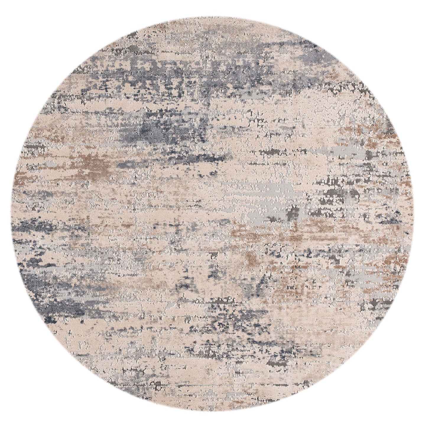 Siena 286 Light Grey Round Rug