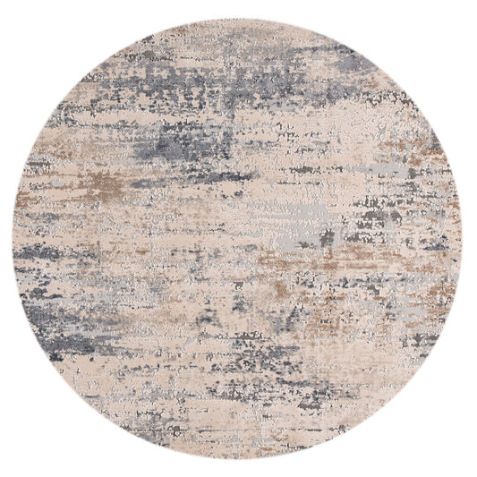 Siena 286 Light Grey Round Rug