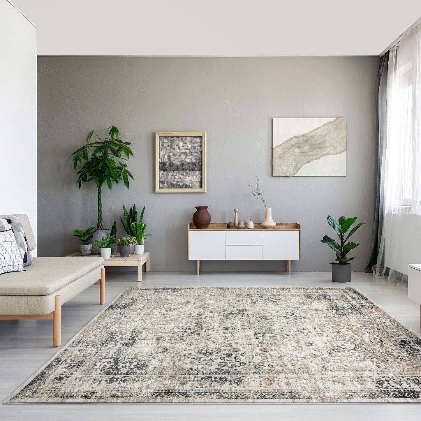 Stella 800 Stone Rectangle Rug