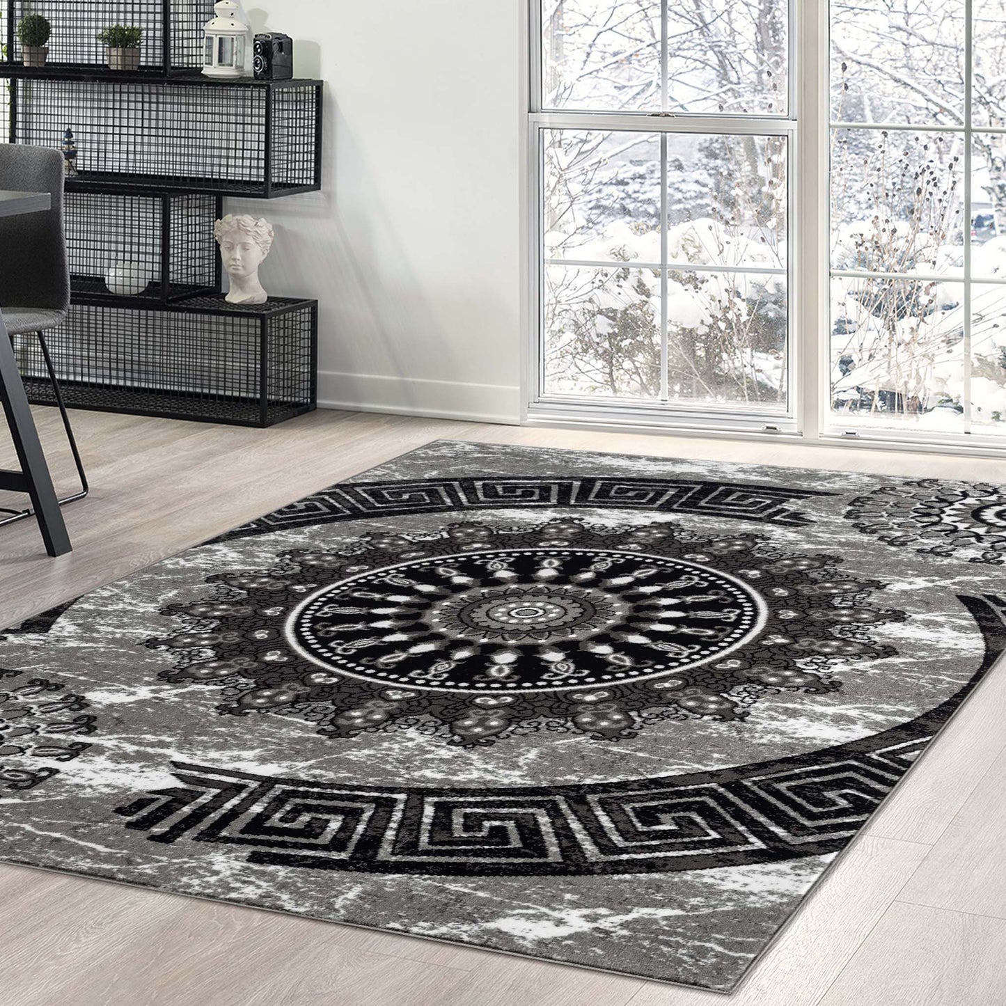 Sungate 2108 Grey Rectangle Rug