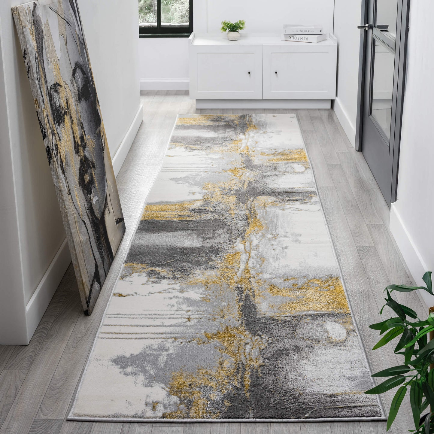 Slate Amber 217 Hallway Runner Rug - Detail View | Rug Queen Australia