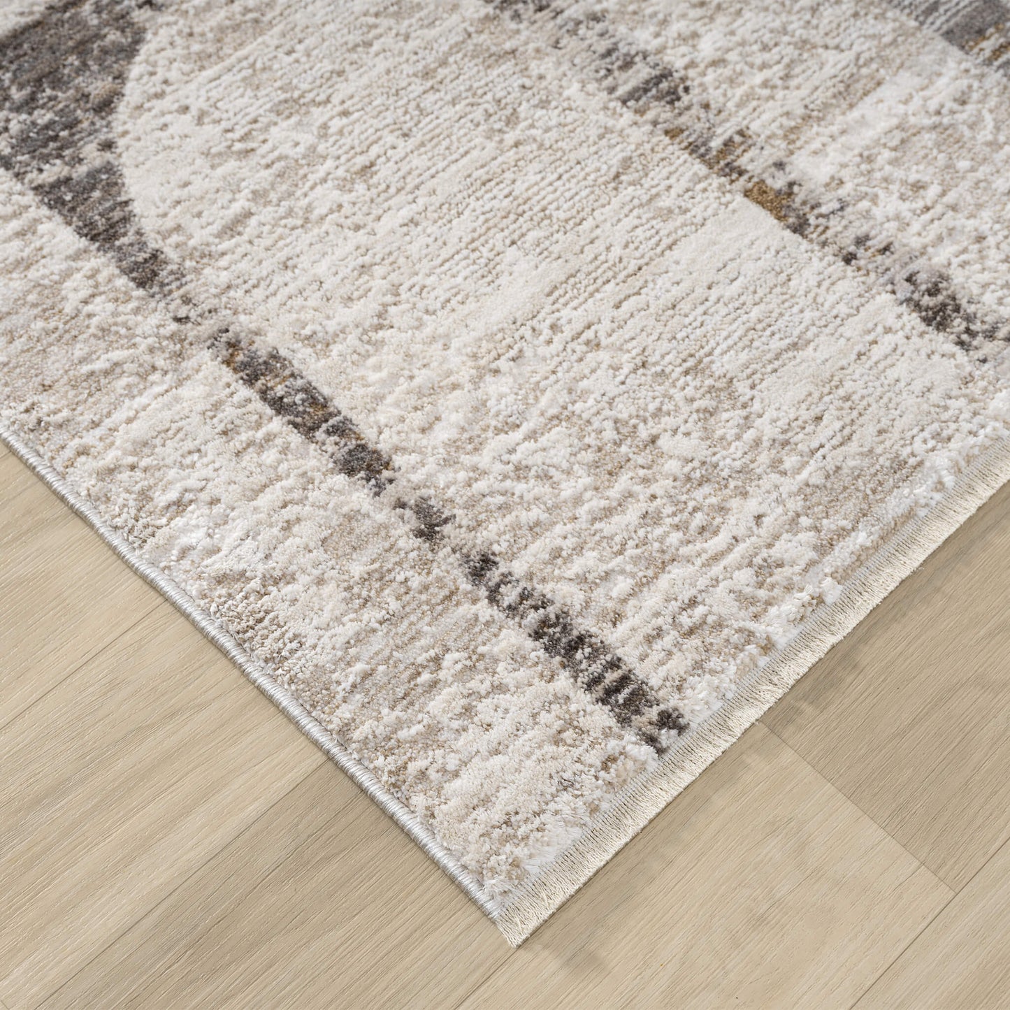 Stone Glamour 722 Hallway Runner Rug - Close Up | Rug Queen Australia