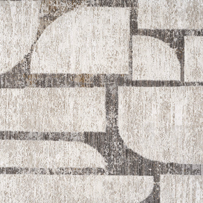 Stone Glamour 722 Hallway Runner Rug - Side View | Rug Queen Australia