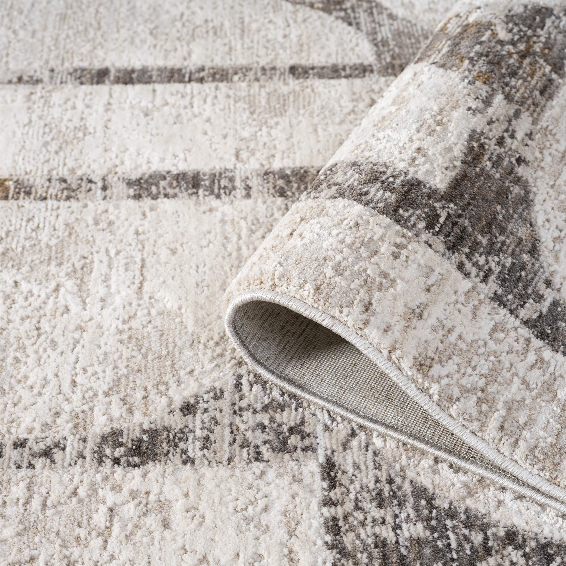 Stone Glamour 722 Hallway Runner Rug - Corner | Rug Queen Australia