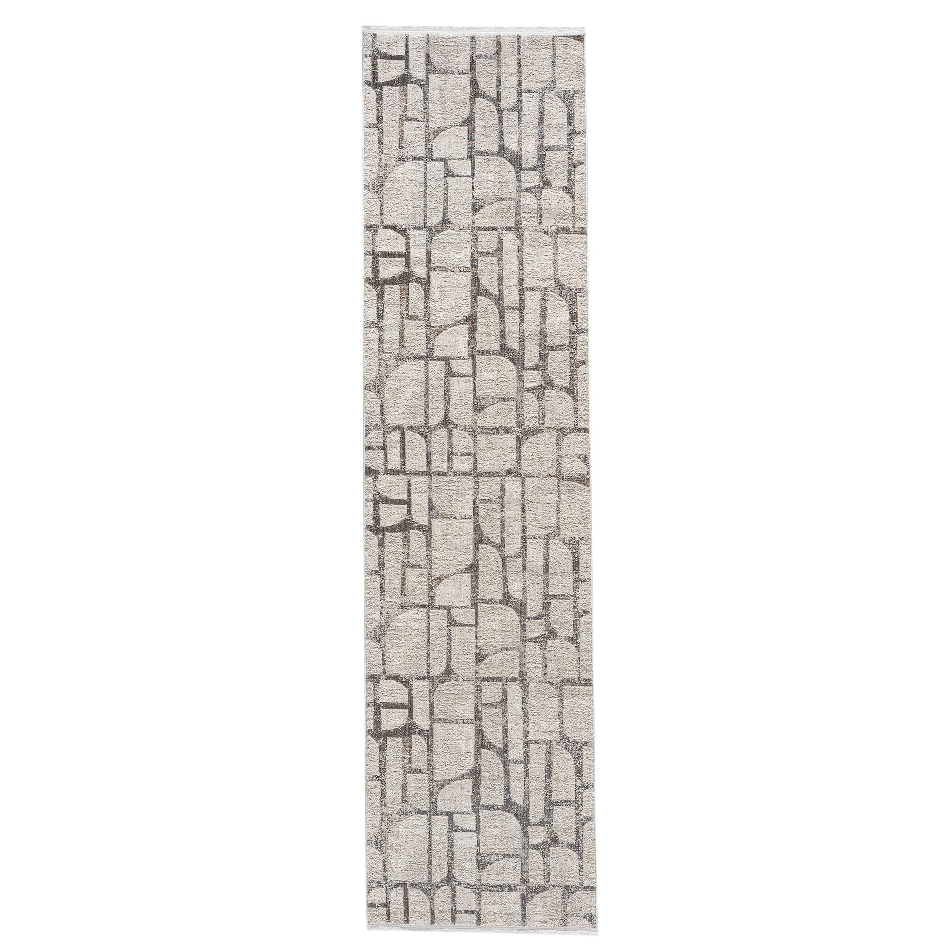 Stone Glamour 722 Hallway Runner Rug | Rug Queen Australia