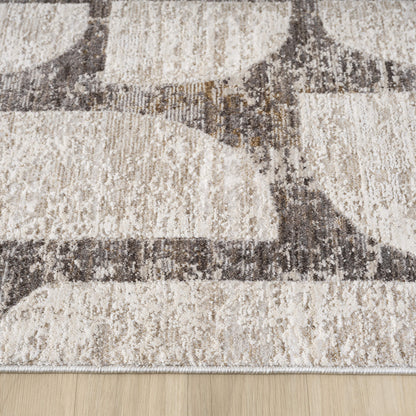 Stone Glamour 722 Hallway Runner Rug - Styled | Rug Queen Australia