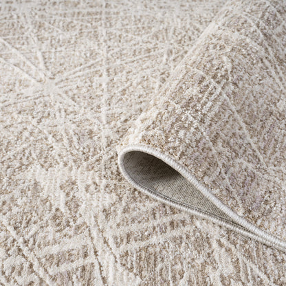 Pearl Glamour 730 Hallway Runner Rug - Corner | Rug Queen Australia