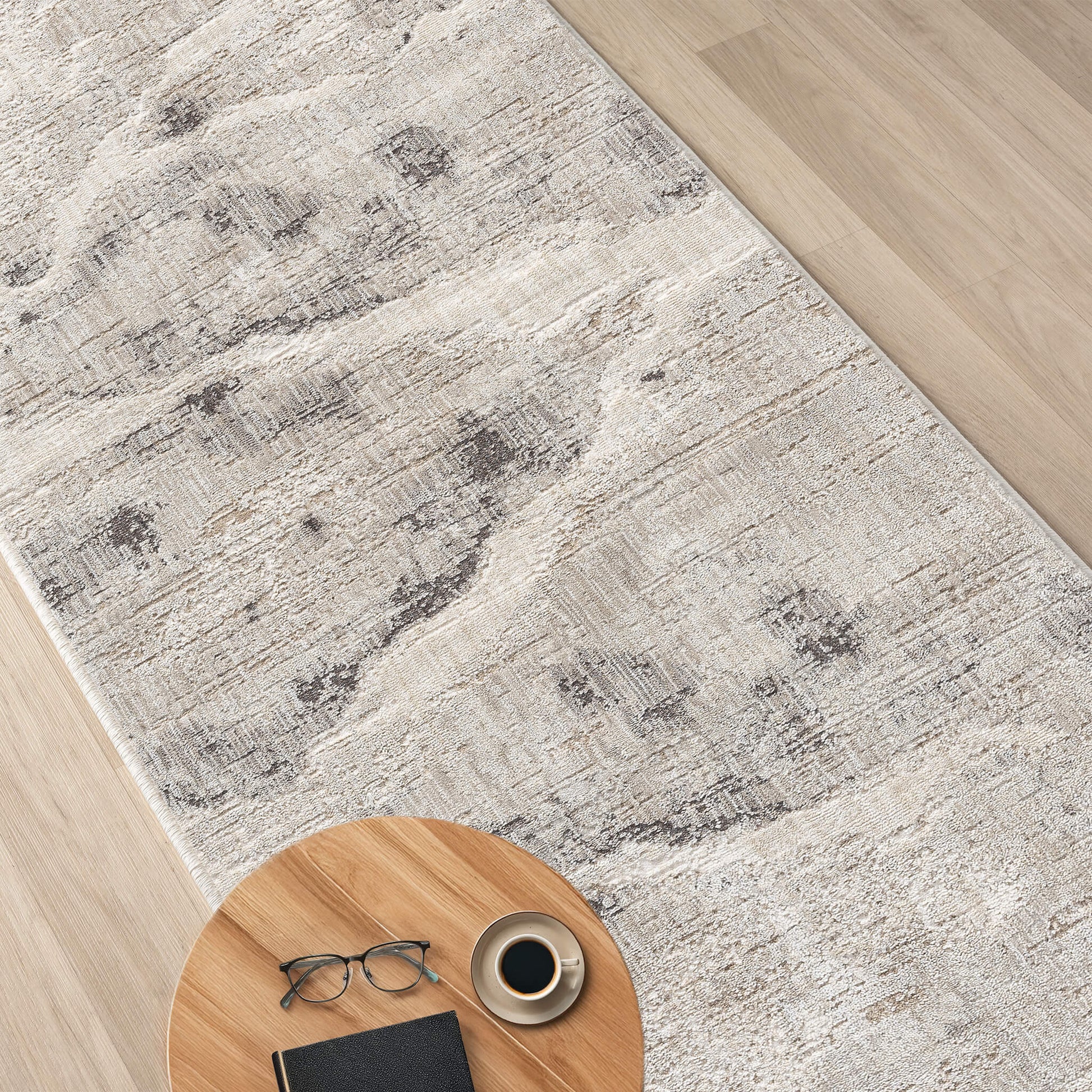 Slate Glamour 731 Hallway Runner Rug - Room Setting | Rug Queen Australia