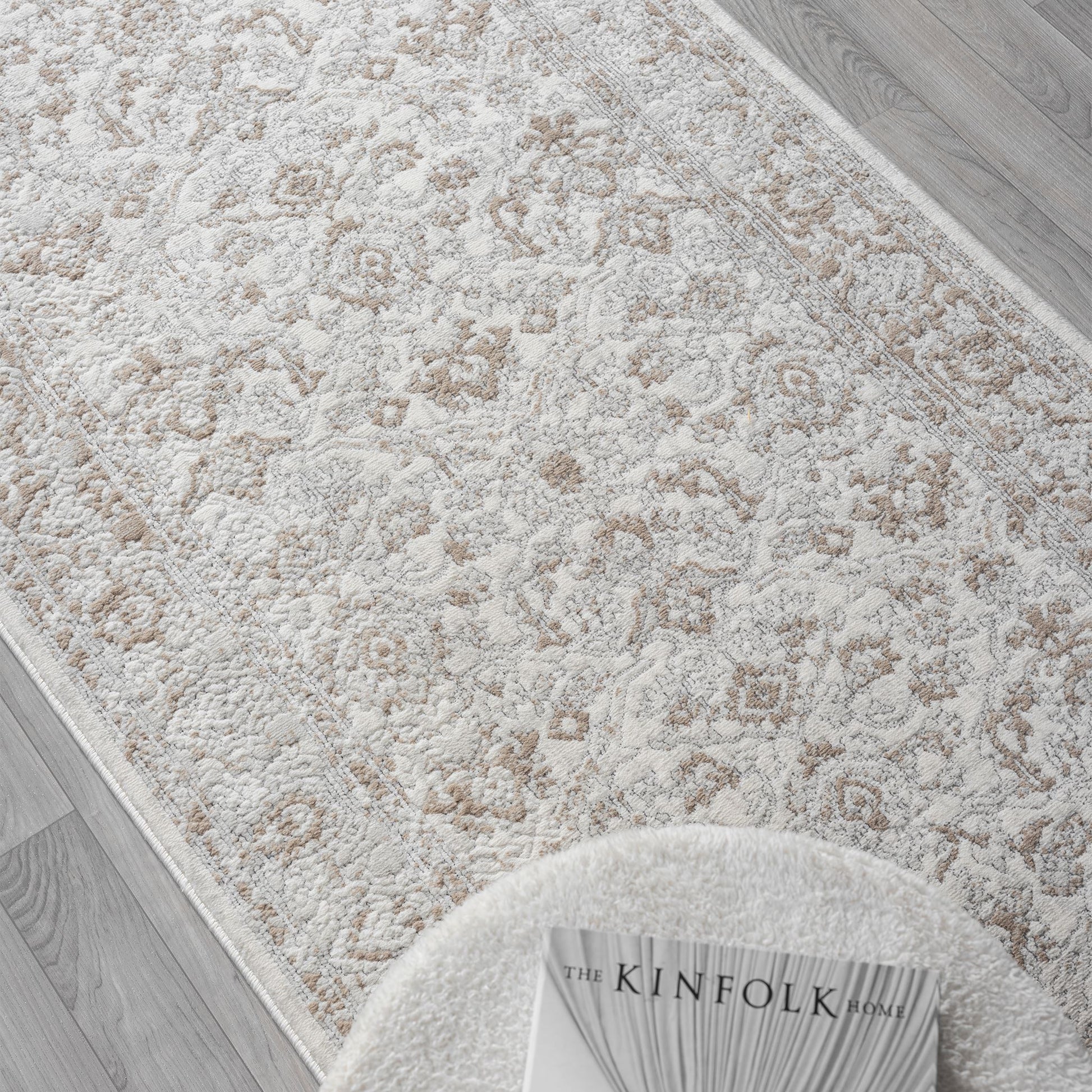 Lavish 716 Pearl Runner - Close Up | Rug Queen Australia