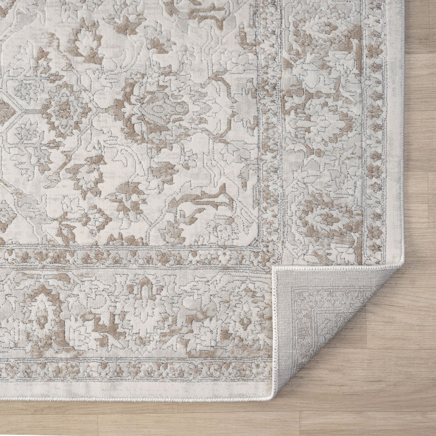 Lavish 716 Pearl Runner - Angle | Rug Queen Australia