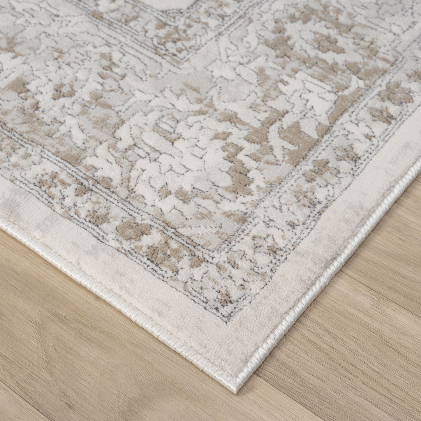 Lavish 716 Pearl - Close Up | Rug Queen Australia