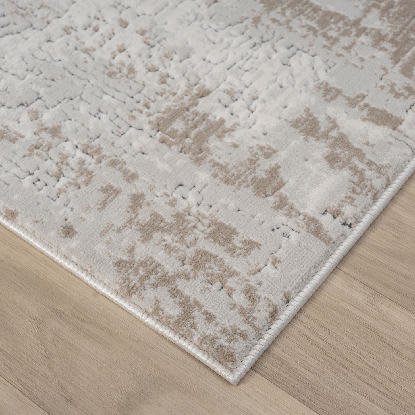 Lavish 718 Stone Runner - Corner | Rug Queen Australia