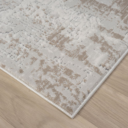 Lavish 718 Stone Runner - Corner | Rug Queen Australia