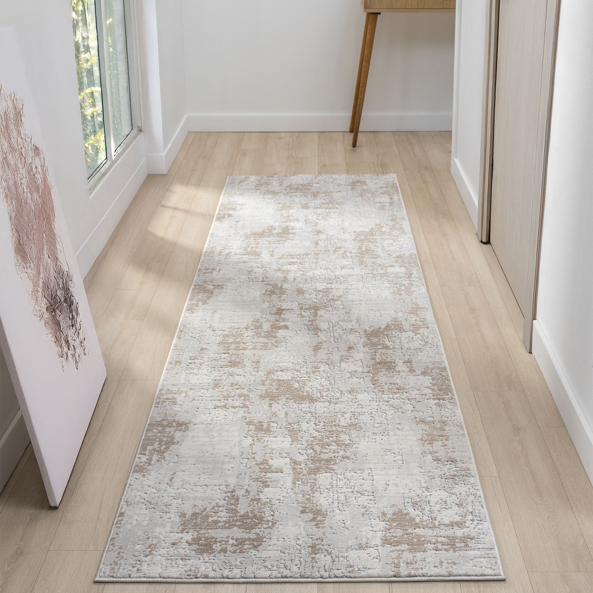 Lavish 718 Stone Runner - Detail View | Rug Queen Australia