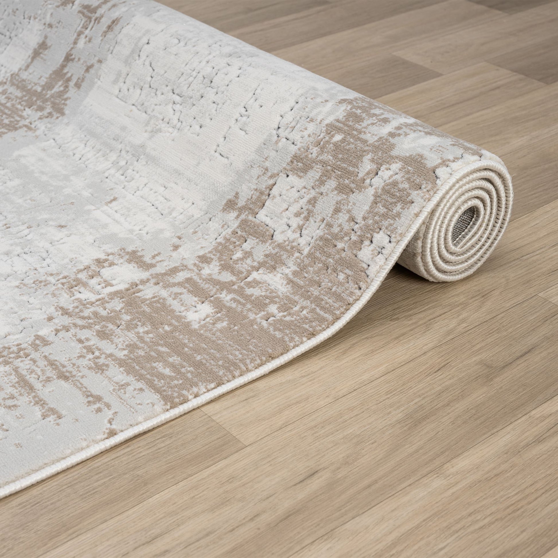 Lavish 718 Stone Runner - Close Up | Rug Queen Australia