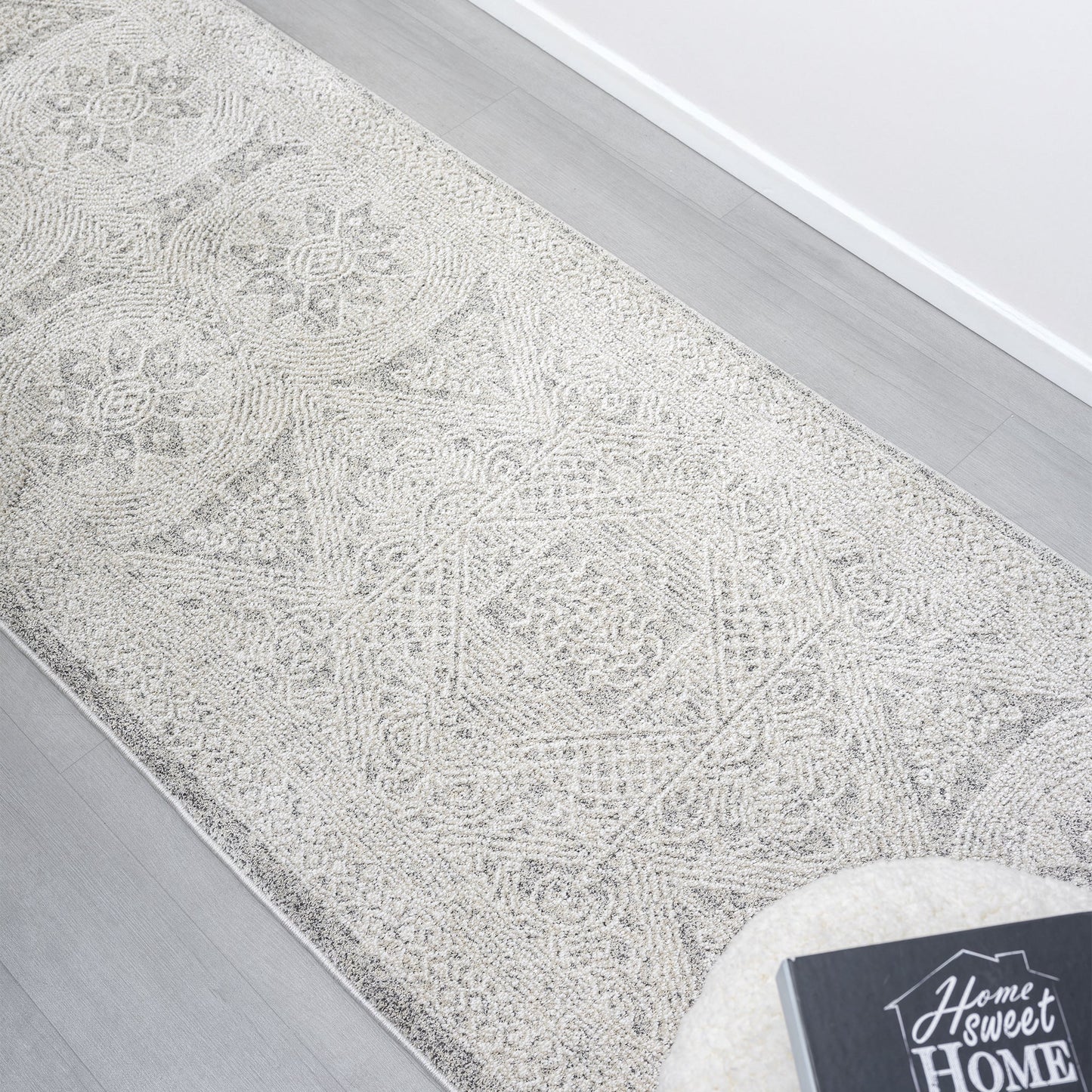 Stone Nature 493 Hallway Runner Rug - Room Setting | Rug Queen Australia