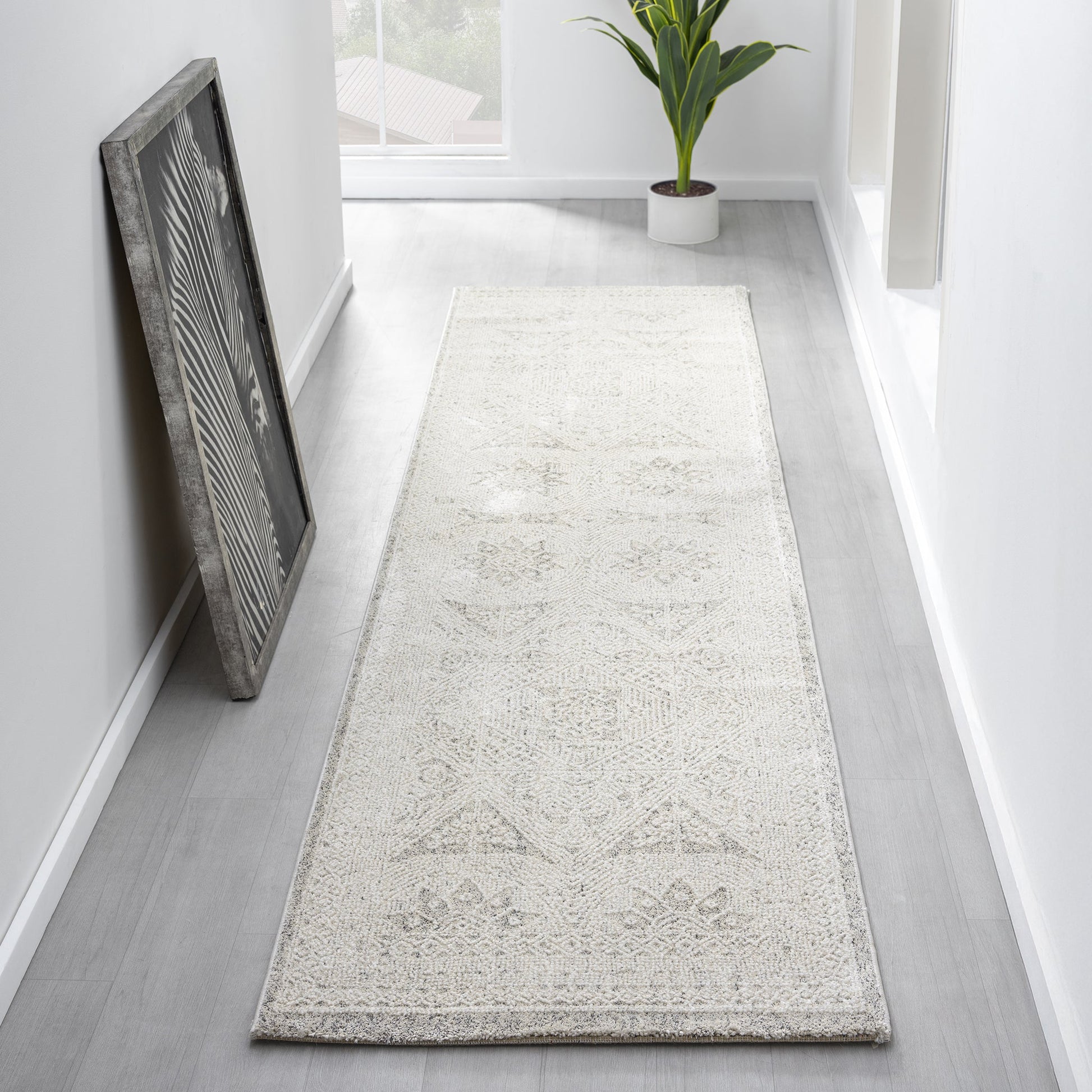 Stone Nature 493 Hallway Runner Rug - Detail View | Rug Queen Australia