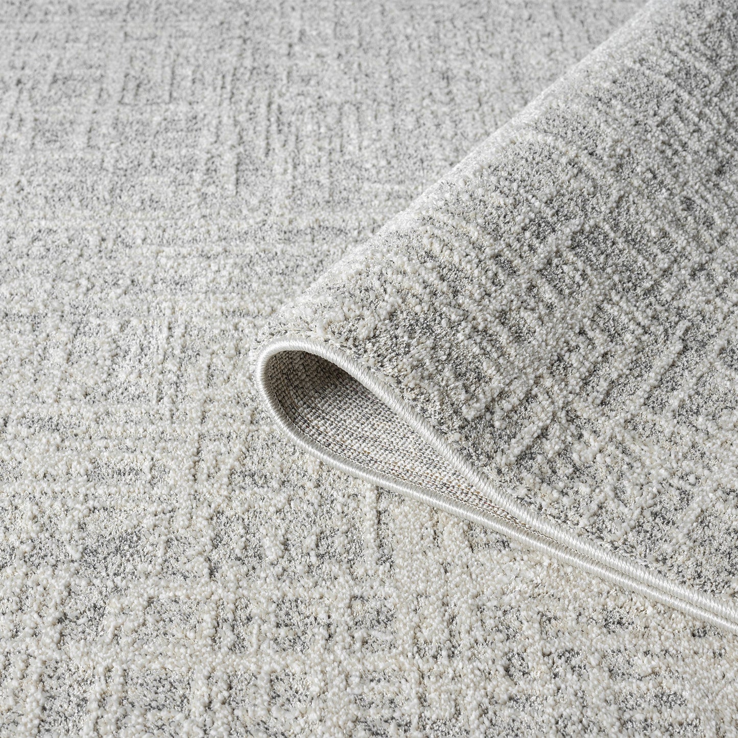 Linen Nature 497 Hallway Runner Rug - Corner | Rug Queen Australia