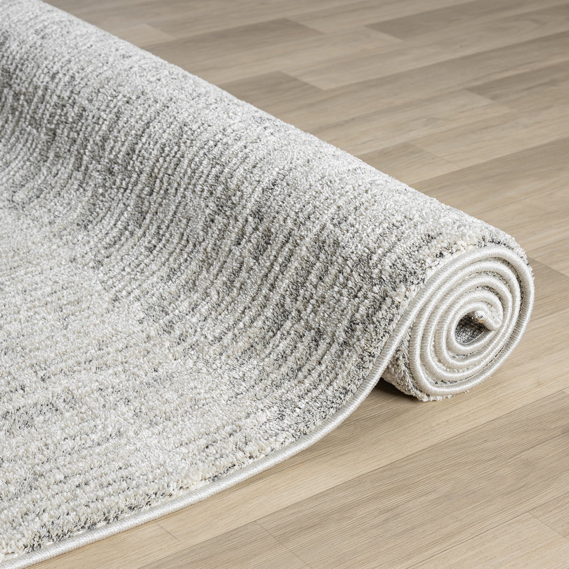 Oyster Nature 498 Hallway Runner Rug - Angle | Rug Queen Australia