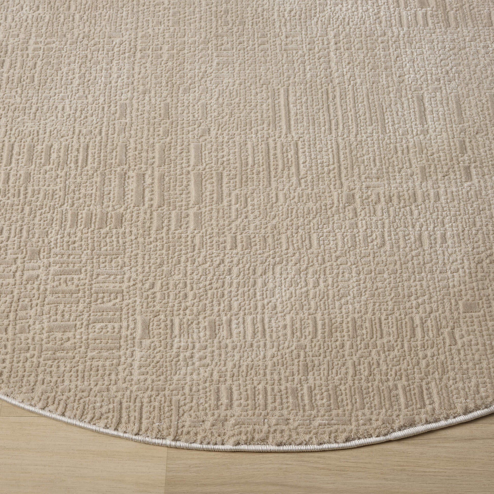 Fawn Round Noble 779 Rug - Side View | Rug Queen Australia