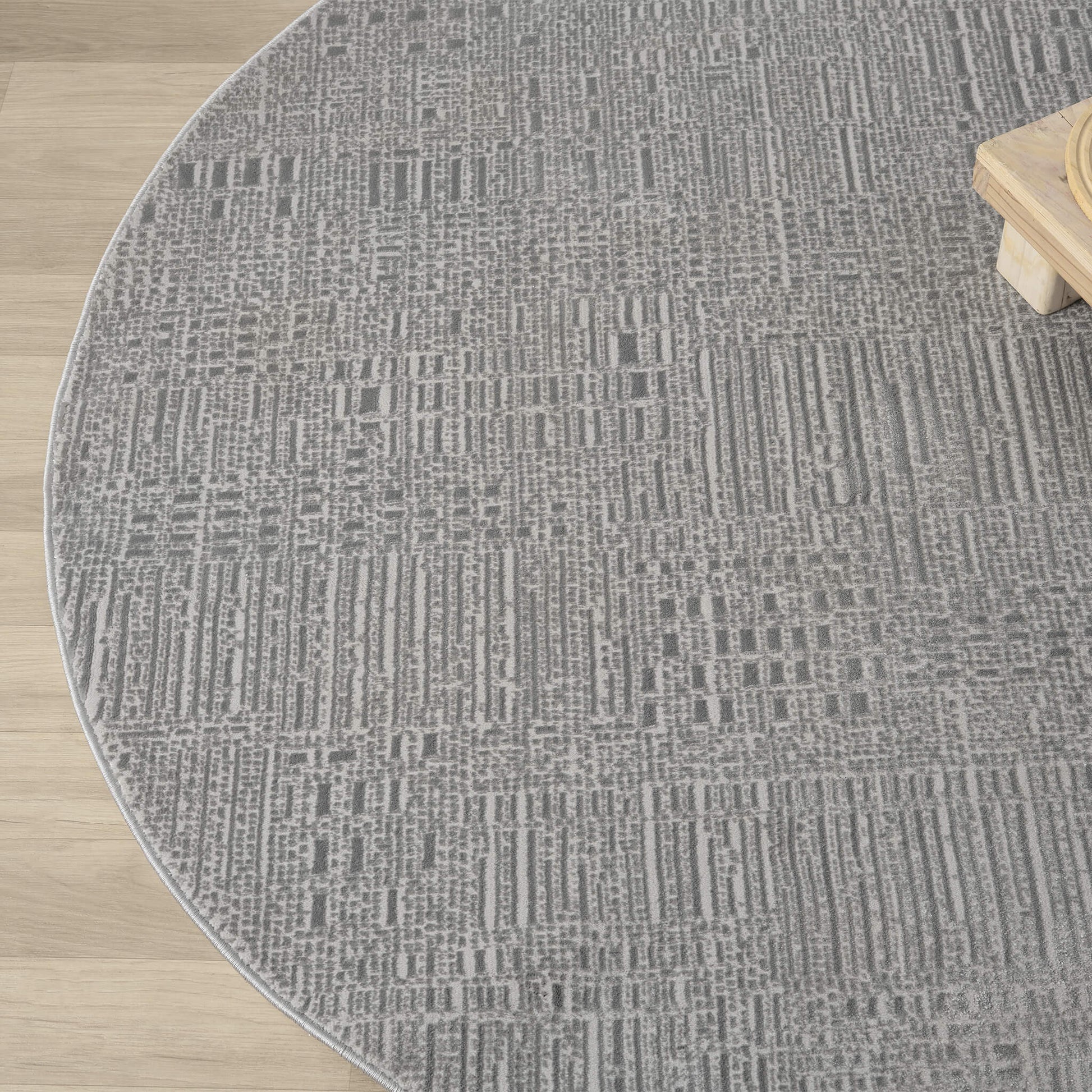 Slate Round Noble 779 Rug - Close Up | Rug Queen Australia
