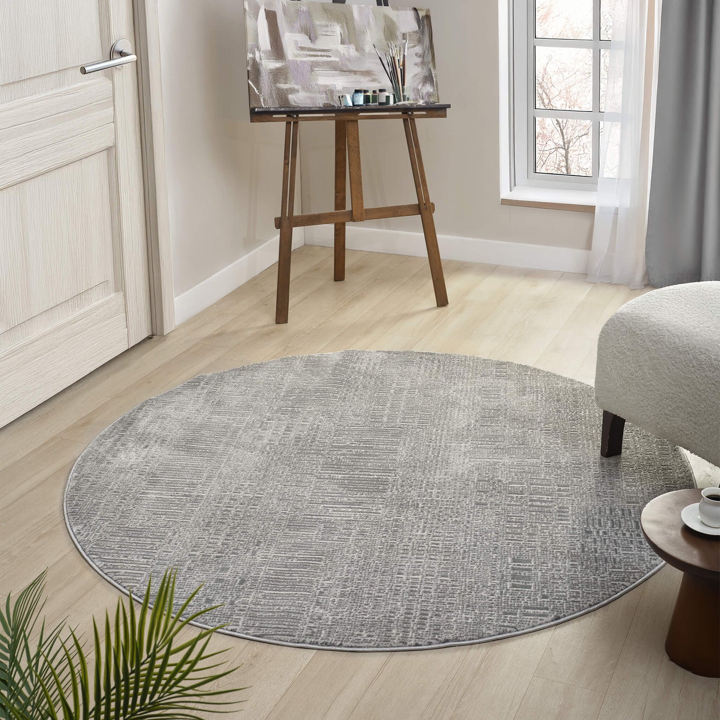 Slate Round Noble 779 Rug - Detail View | Rug Queen Australia