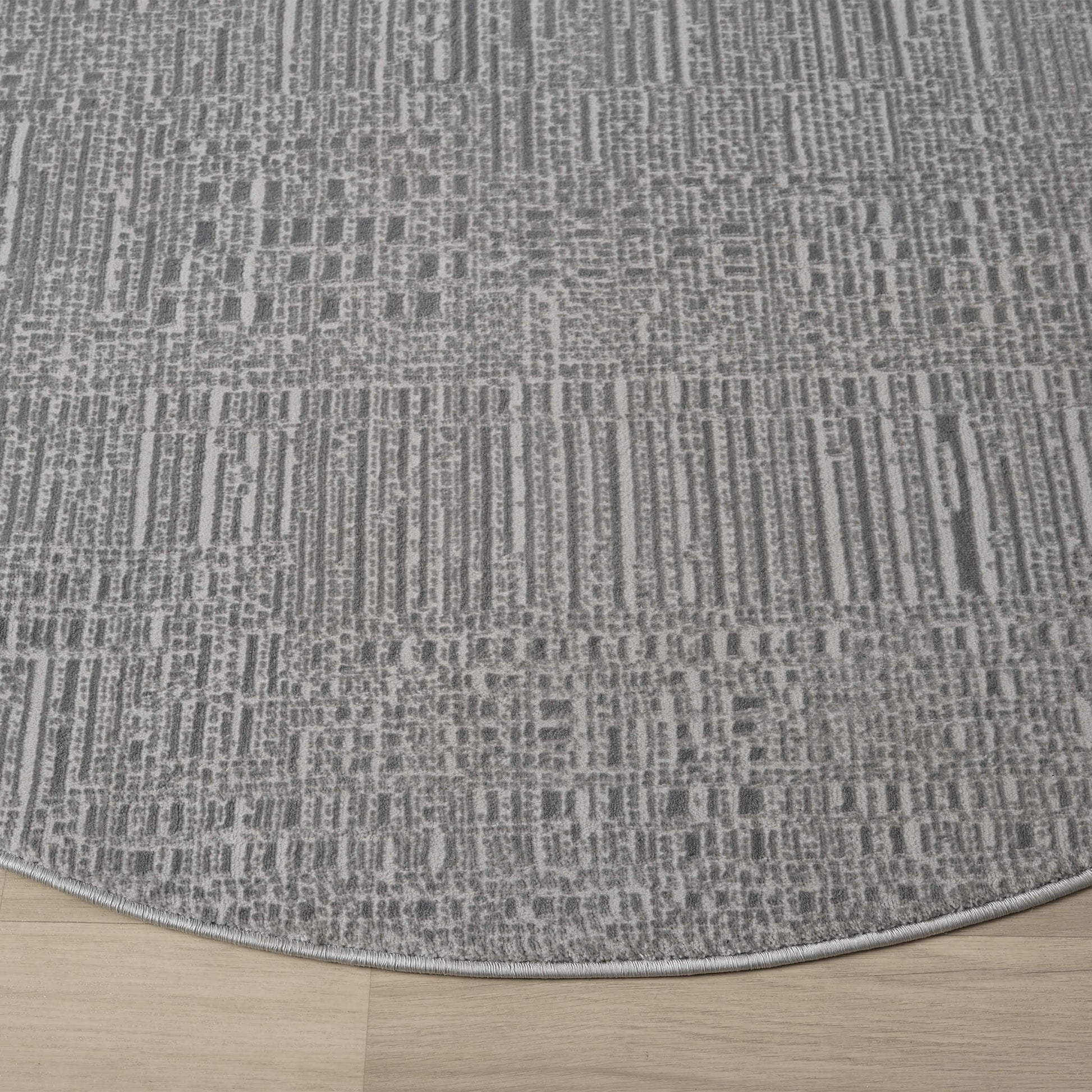 Slate Round Noble 779 Rug - Side View | Rug Queen Australia