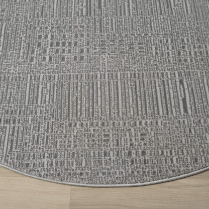 Slate Round Noble 779 Rug - Side View | Rug Queen Australia