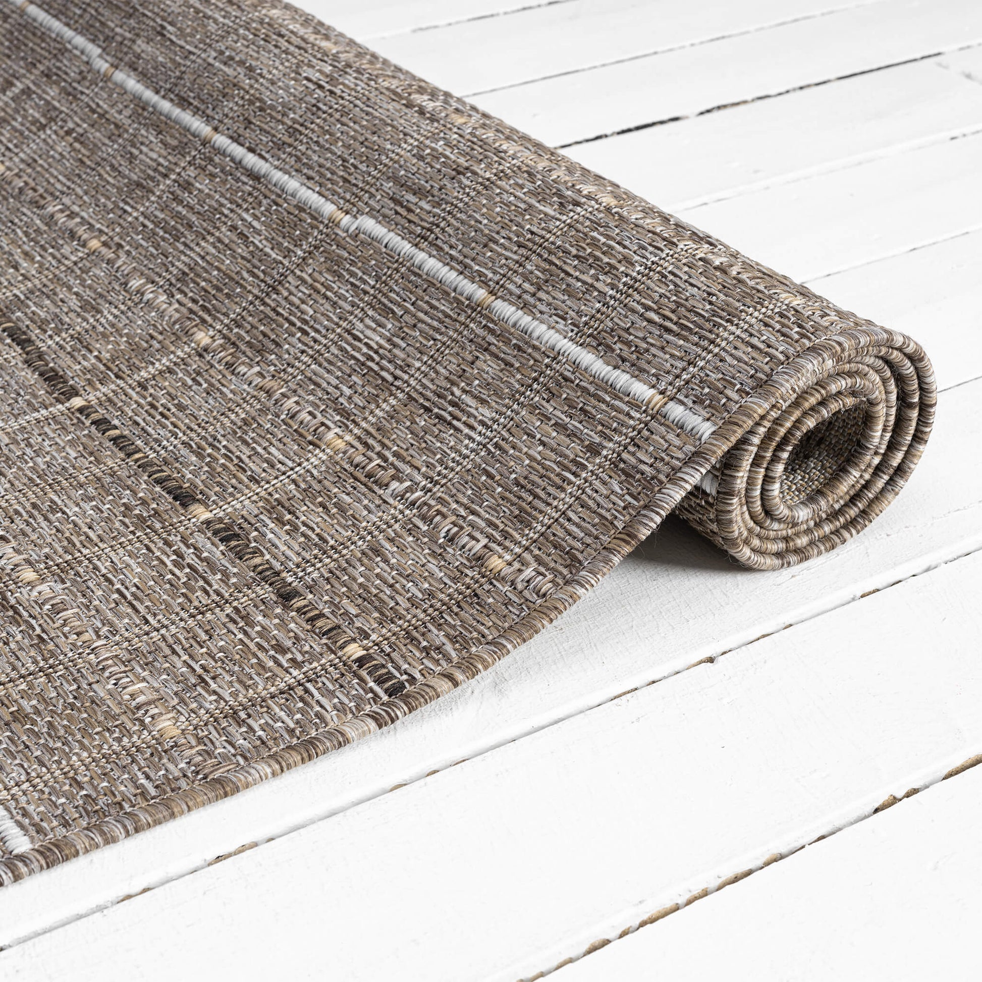 Natural Park 577 Hallway Runner Rug - Angle | Rug Queen Australia