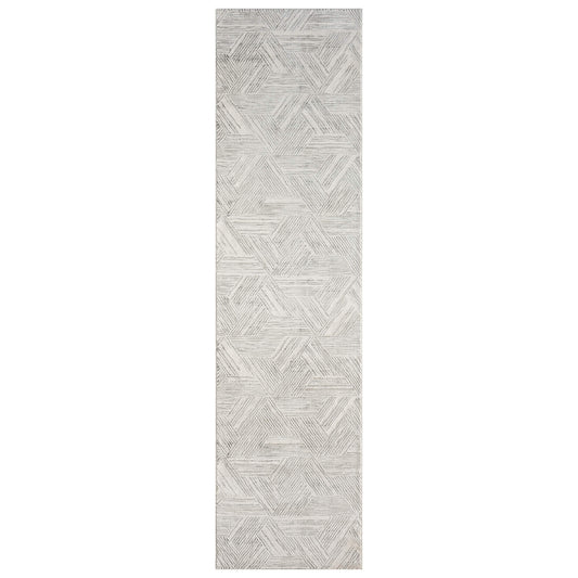 Light Grey Portland 840 Hallway Runner Rug | Rug Queen Australia