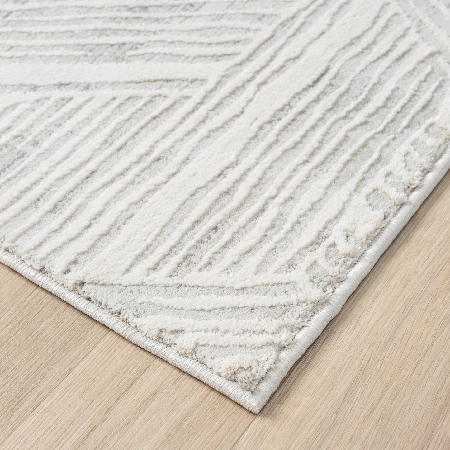 Light Grey Portland 840 Rug - Close Up | Rug Queen Australia