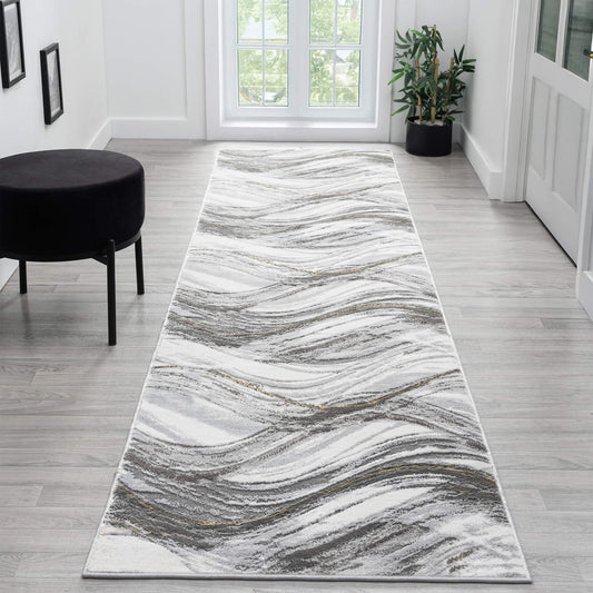 Relic 510 Slate Runner - Detail View | Rug Queen Australia